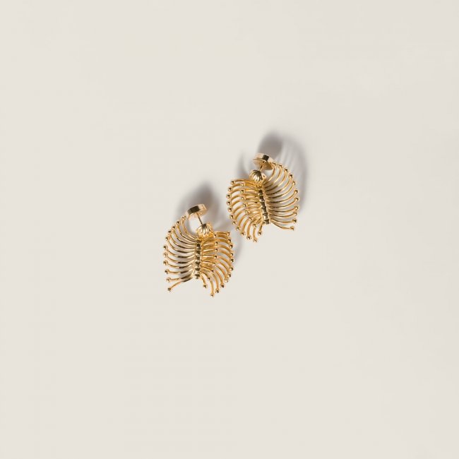 Miu Miu Metal earrings Gold