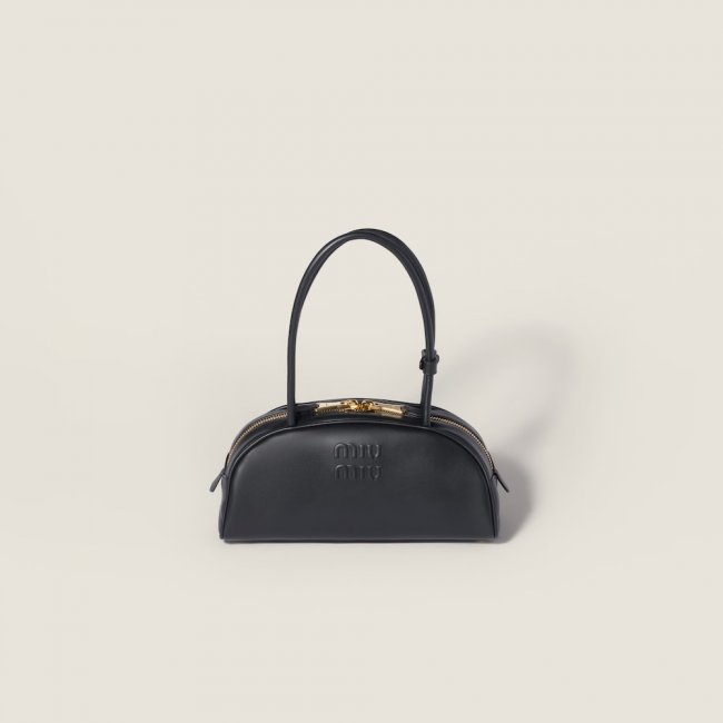 Miu Miu Beau leather bag Black