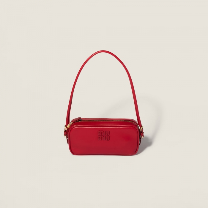 Miu Miu Leather pouch Red