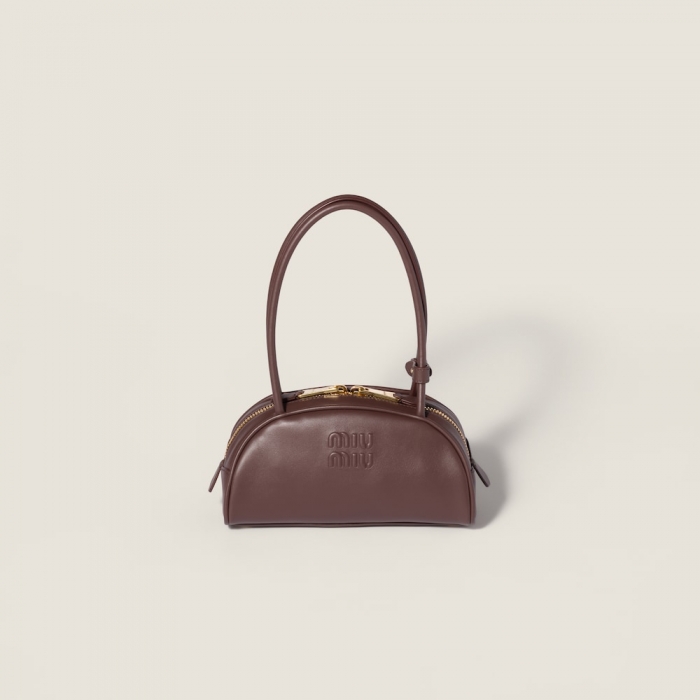 Miu Miu Beau leather bag Briarwood