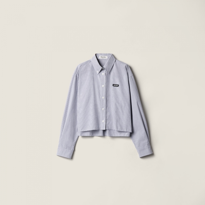 Miu Miu Poplin shirt Navy