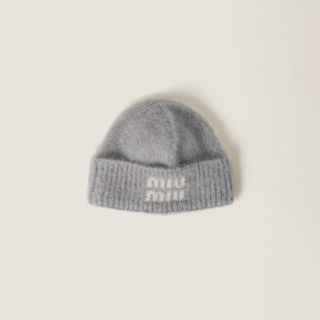 Miu Miu Mohair beanie - Grey