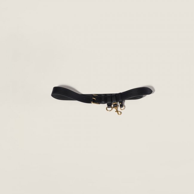 Miu Miu Leather belt - Black