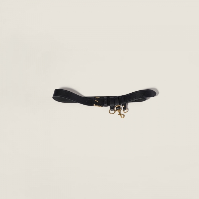 Miu Miu Leather belt - Black