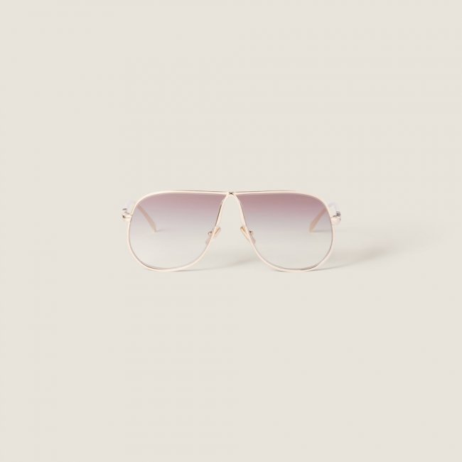 Miu Miu Ombre sunglasses - Coffee lenses silver gradient