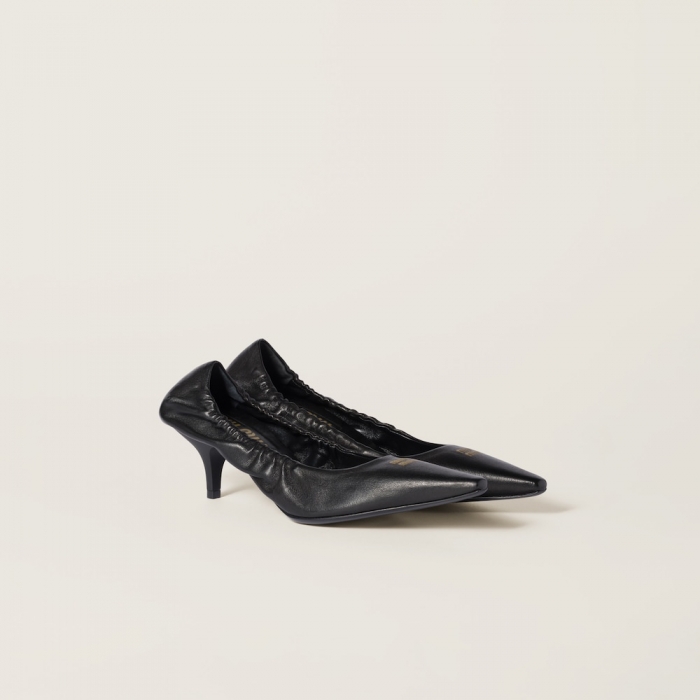 Miu Miu Nappa leather pumps Black