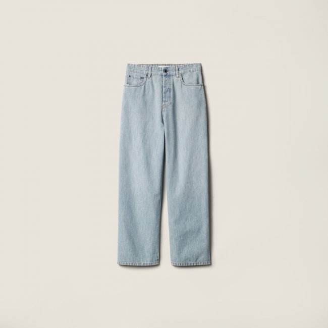 Miu Miu Chambray jeans Light Blue