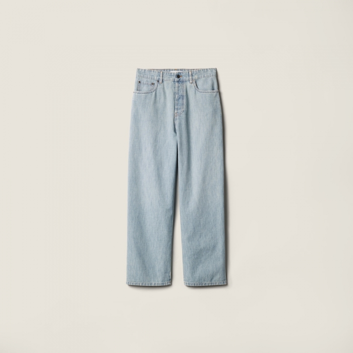 Miu Miu Chambray jeans Light Blue