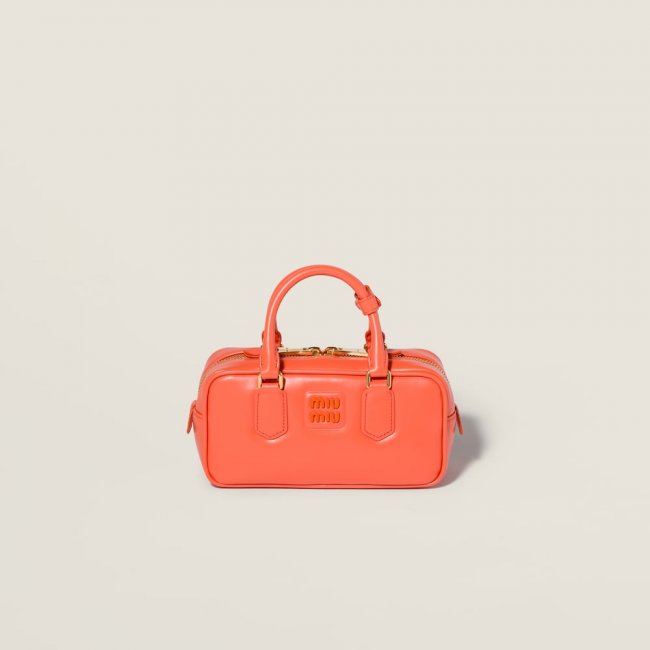 Miu Miu Arcadie leather bag Orange