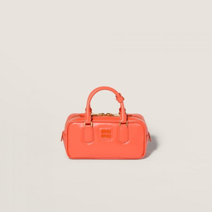 Miu Miu Arcadie leather bag Orange
