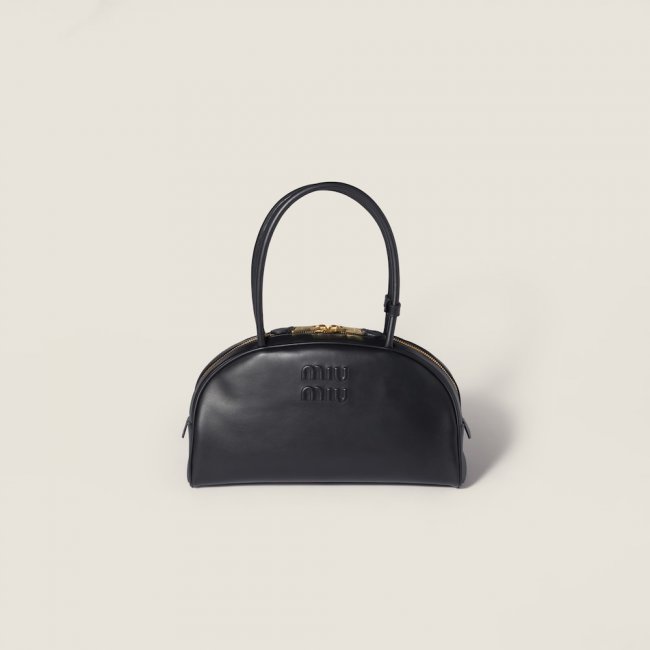 Miu Miu Beau leather bag Black