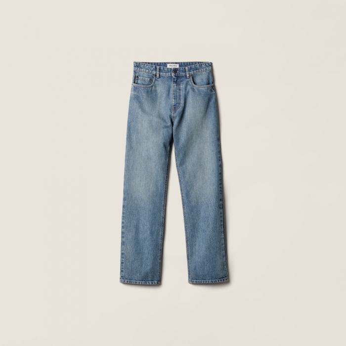 Miu Miu Denim trousers Navy