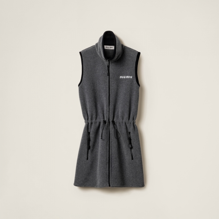 Miu Miu Fleece dress Grey