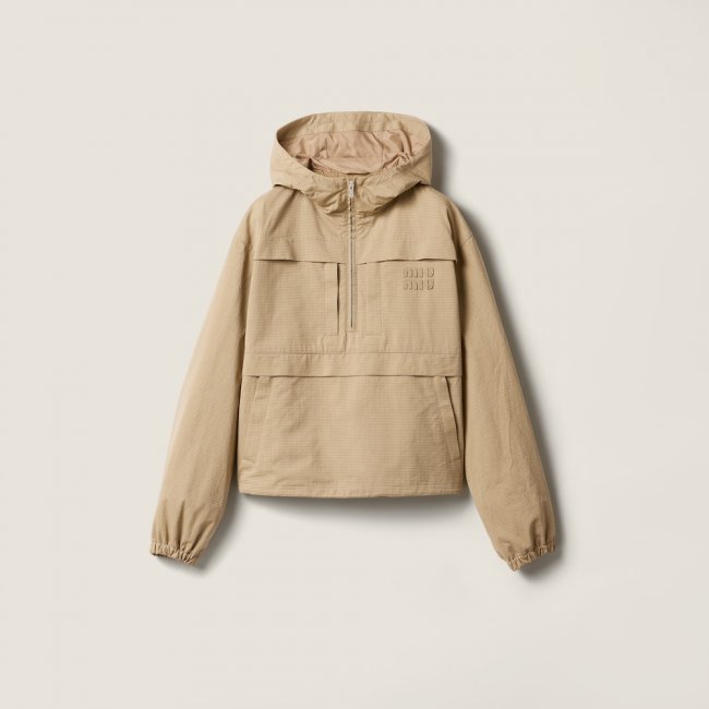 Miu Miu Ripstop blouson jacket Cord