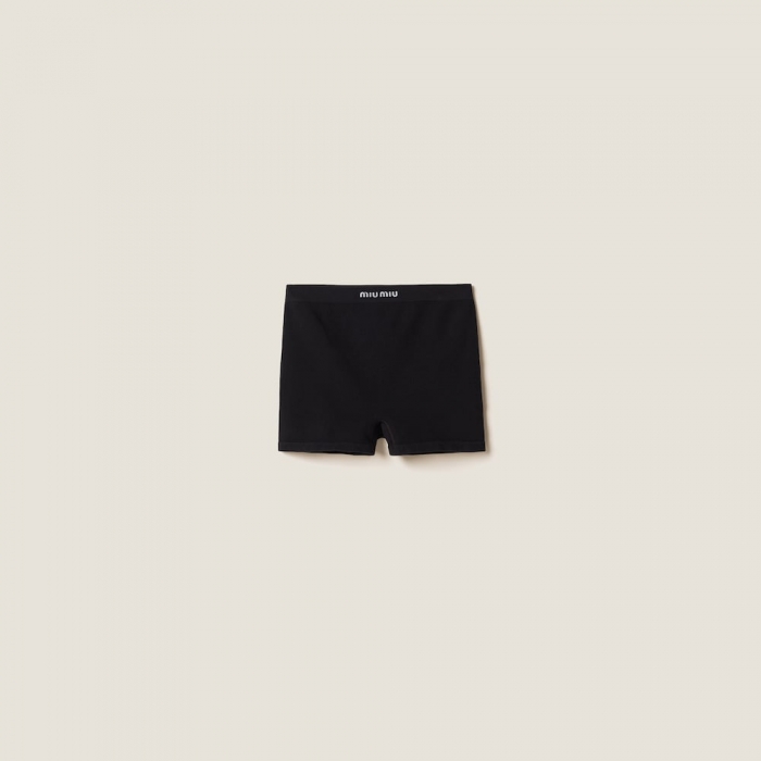Miu Miu Seamless boxer shorts Black