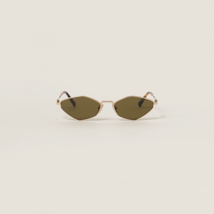 Miu Miu Logo sunglasses - Loden Green Lenses