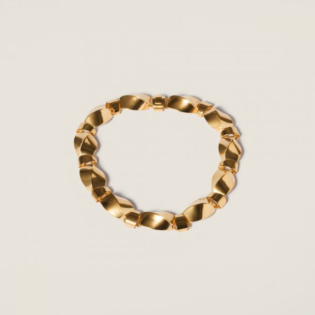 Miu Miu Metal necklace Gold / Vintage