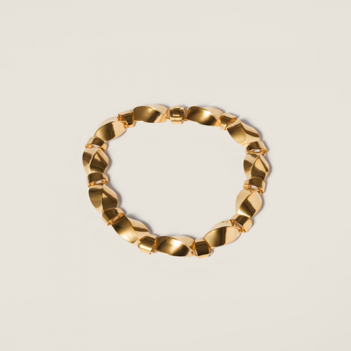 Miu Miu Metal necklace Gold / Vintage