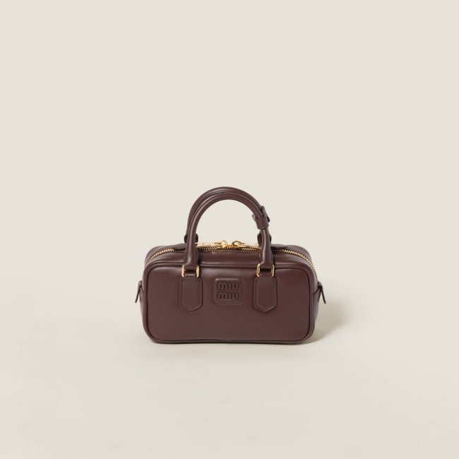Miu Miu Arcadie leather bag Briarwood
