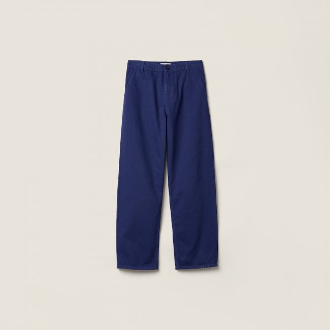 Miu Miu Garment-dyed gabardine pants Ink Blue