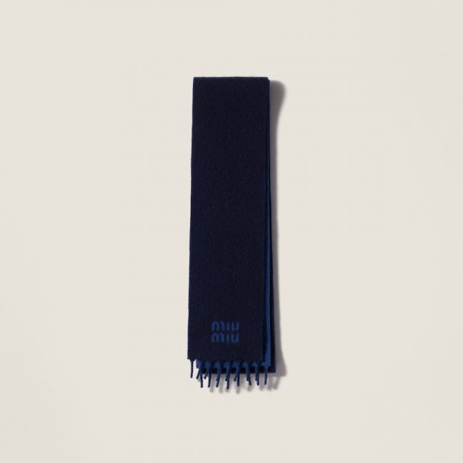 Miu Miu Cashmere scarf - Periwinkle/Blue