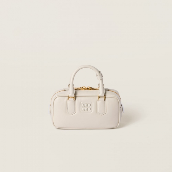 Miu Miu Arcadie leather bag Chalk White