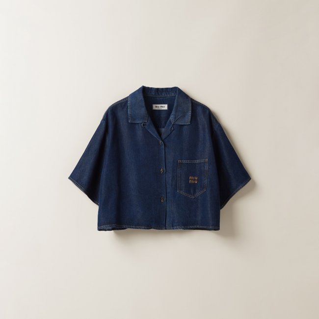 Miu Miu Denim shirt Navy