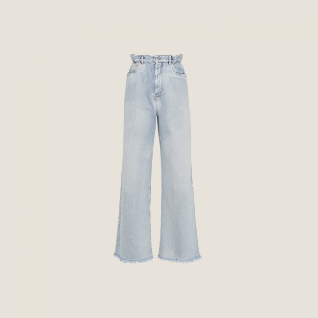Miu Miu Iconic denim jeans Sapphire Blue