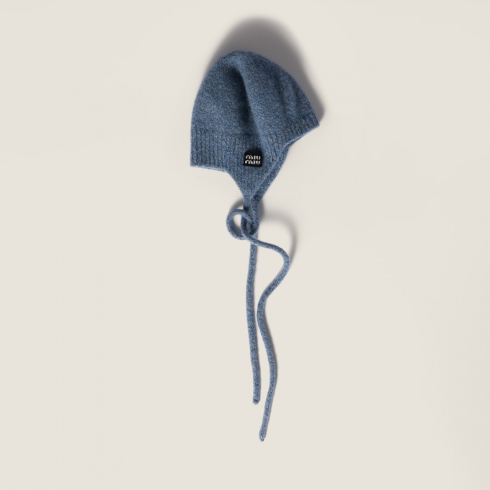 Miu Miu Wool and cashmere hat - Astral Blue
