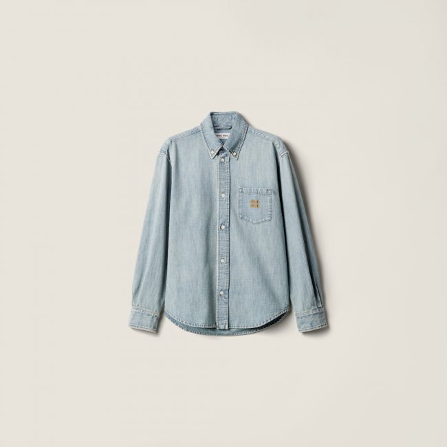 Miu Miu Chambray shirt Light Blue
