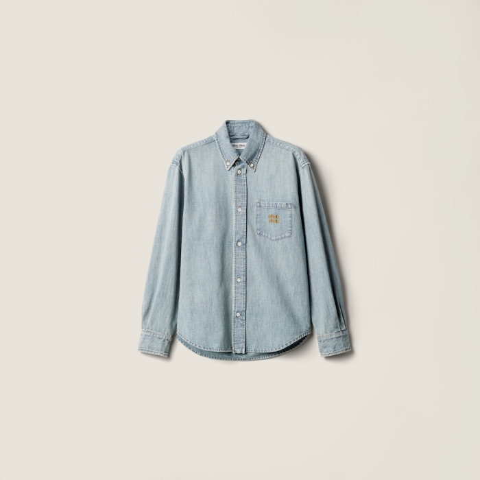 Miu Miu Chambray shirt Light Blue
