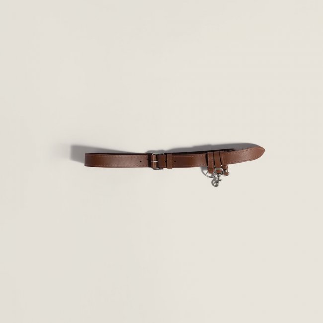 Miu Miu Leather belt - Tobacco