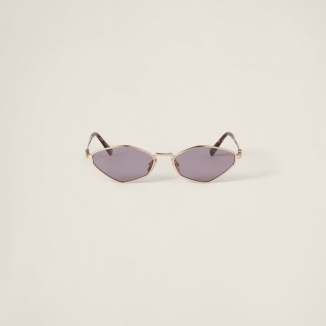 Miu Miu Logo sunglasses - MAUVE LENSES
