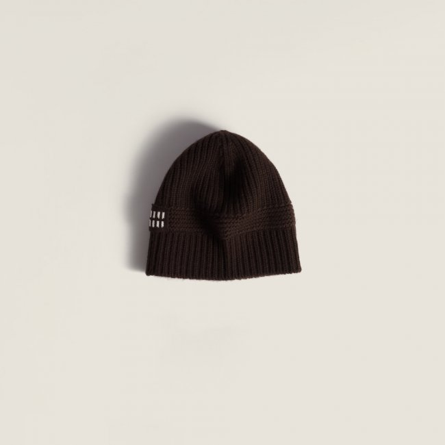 Miu Miu Wool and cashmere beanie - Dark Brown