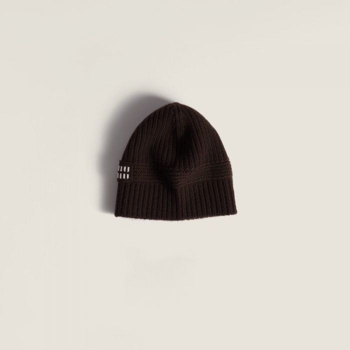 Miu Miu Wool and cashmere beanie - Dark Brown