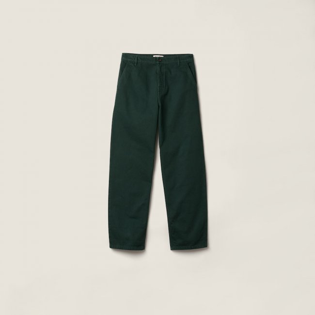 Miu Miu Garment-dyed gabardine pants Bottle Green