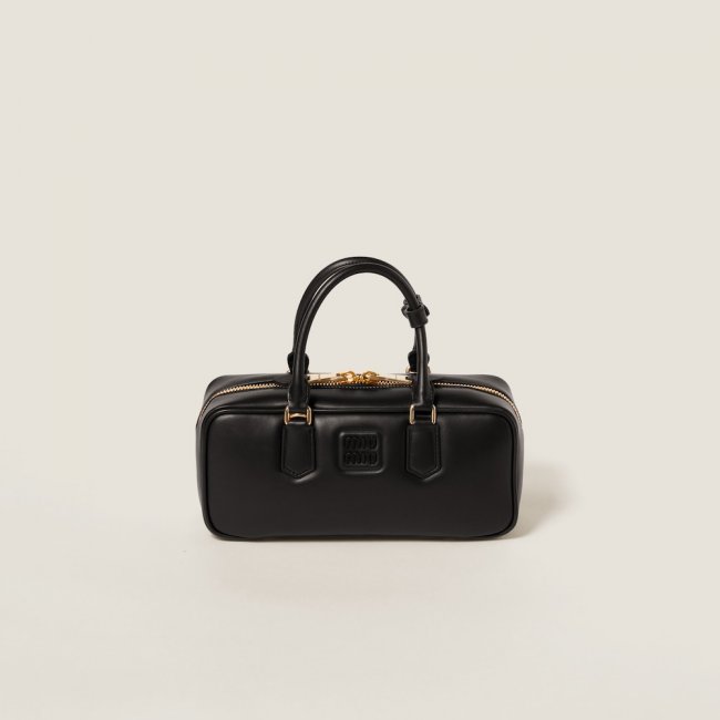 Miu Miu Arcadie leather bag Black