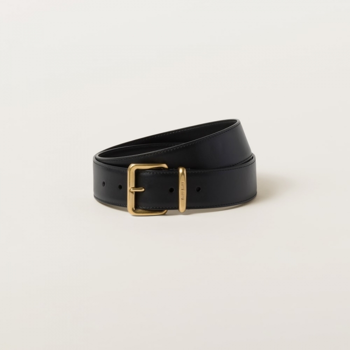 Miu Miu Leather belt - Black