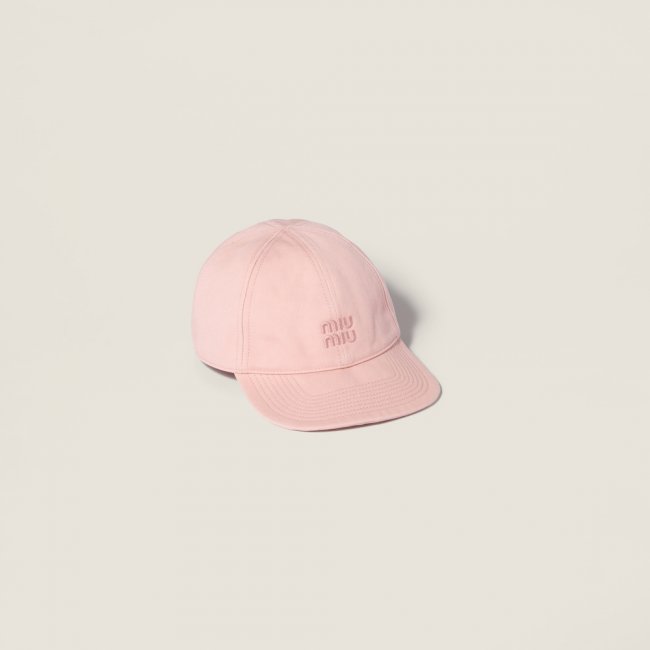 Miu Miu Drill baseball cap - Powder Pink