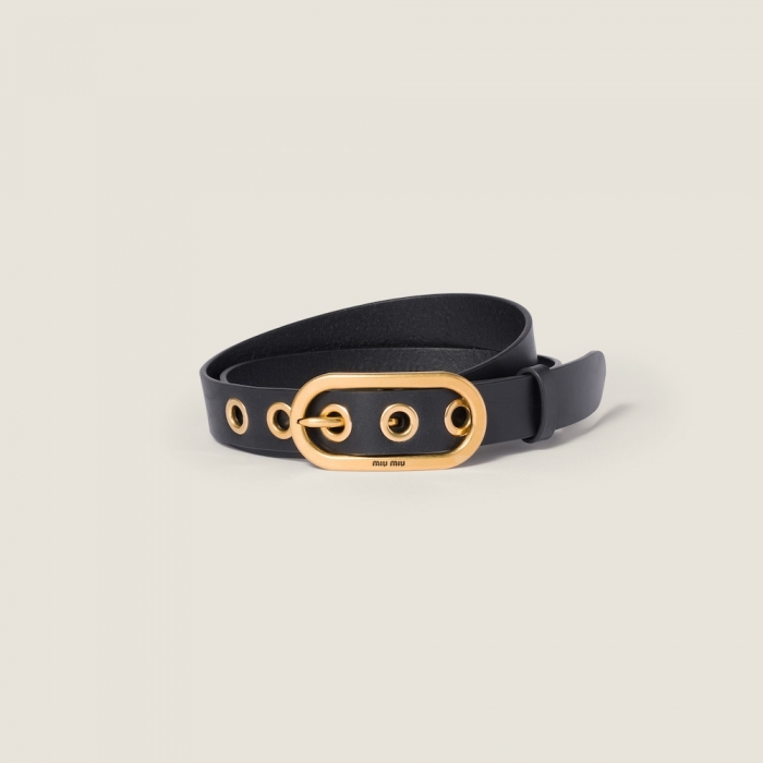 Miu Miu Leather belt - Black