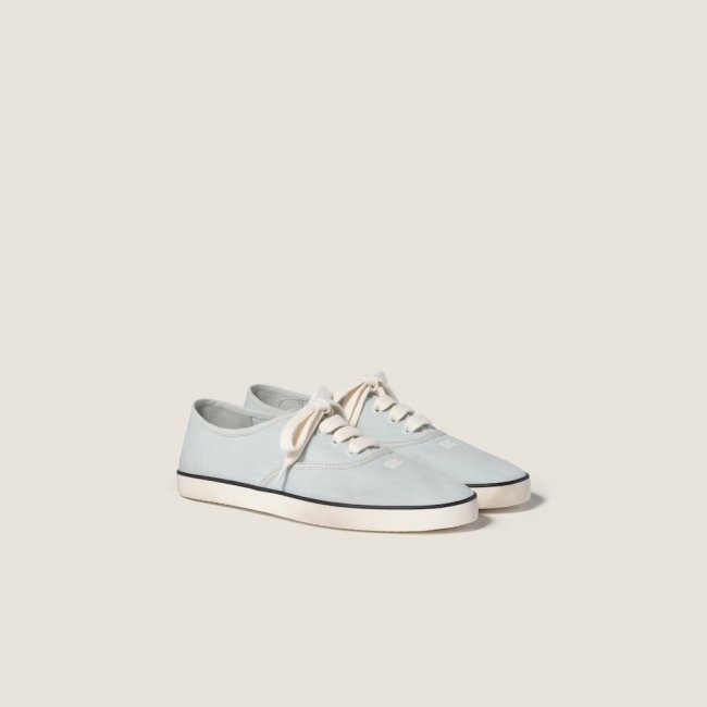 Miu Miu Drill Sneakers Powder Blue