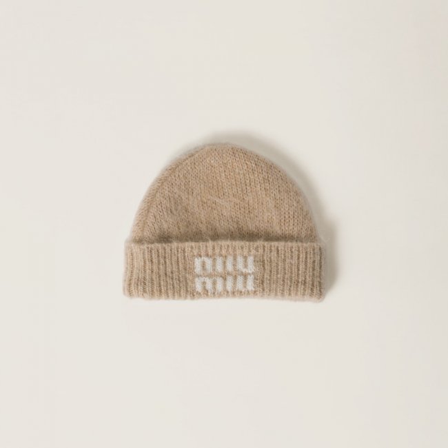 Miu Miu Mohair beanie - Natural