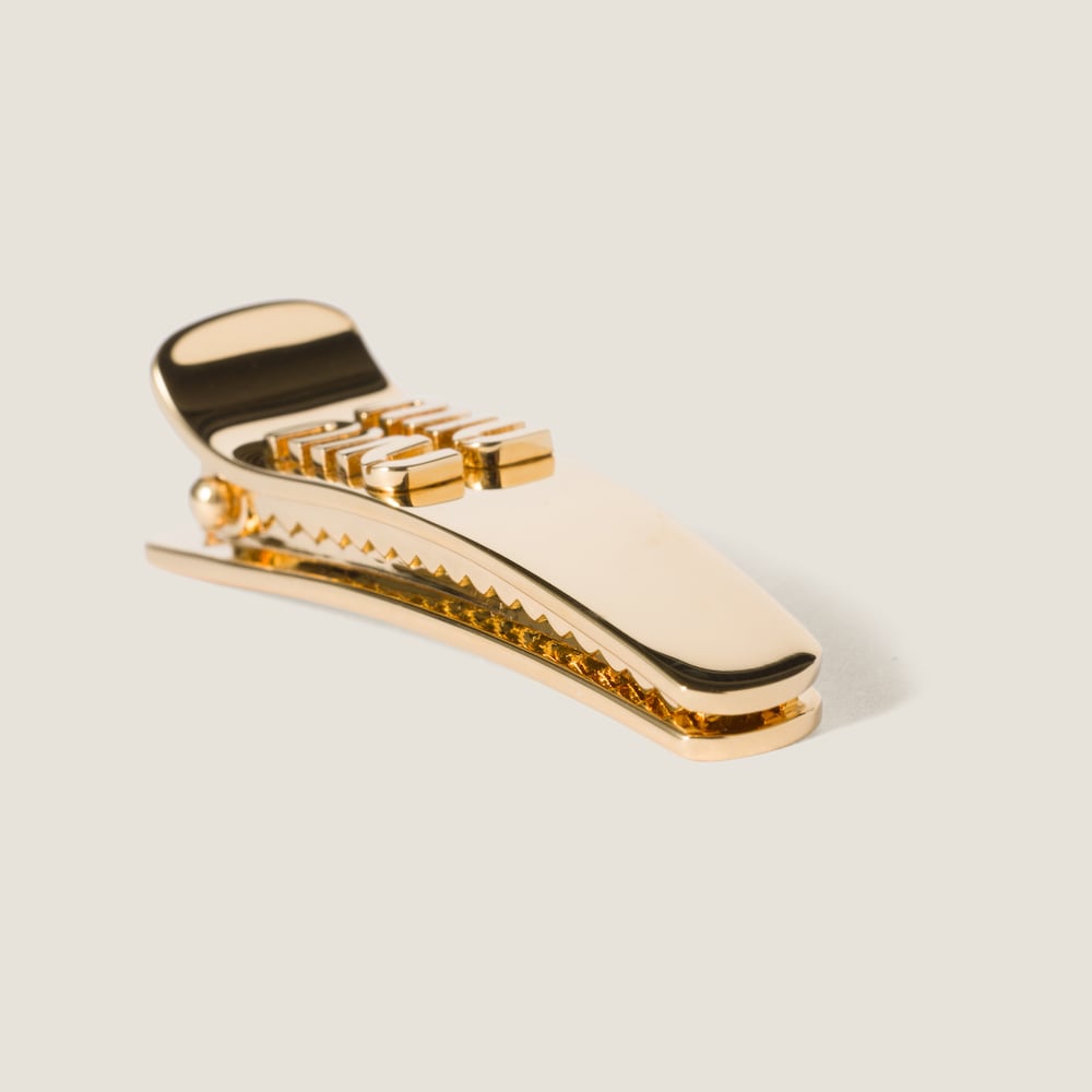 Miu Miu Metal hair clip - Gold