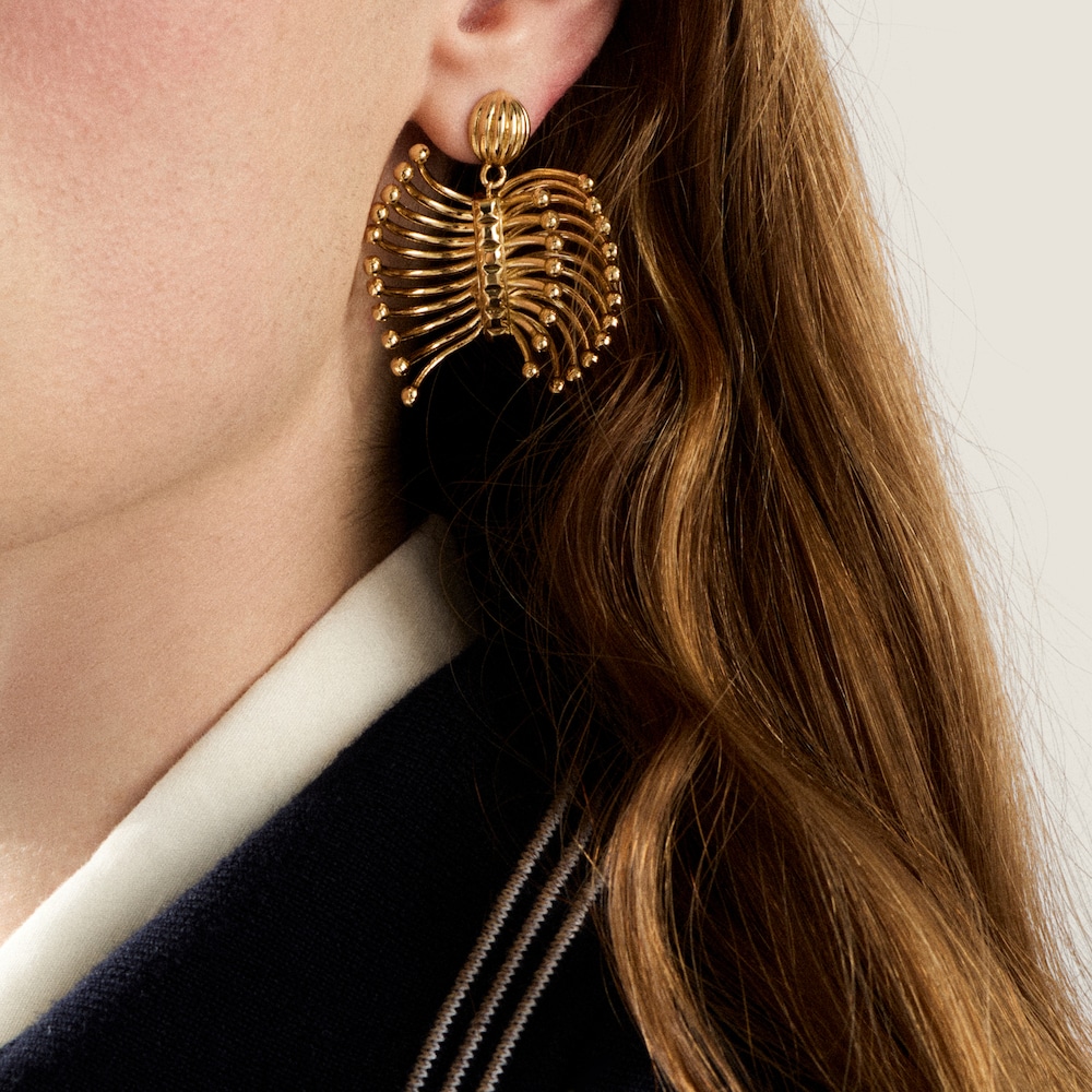 Miu Miu Metal earrings Gold