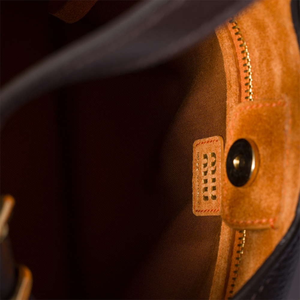 Miu Miu Leather handbag Dark Brown / Papaya