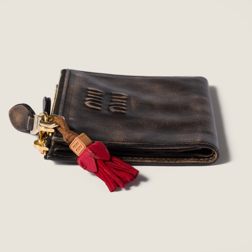 Miu Miu Leather micro trick - Red