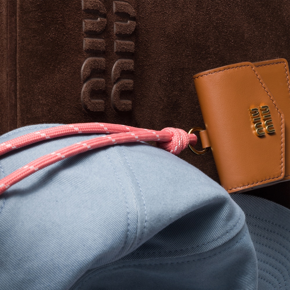 Miu Miu Leather and cord trick - Cognac/Tamarind