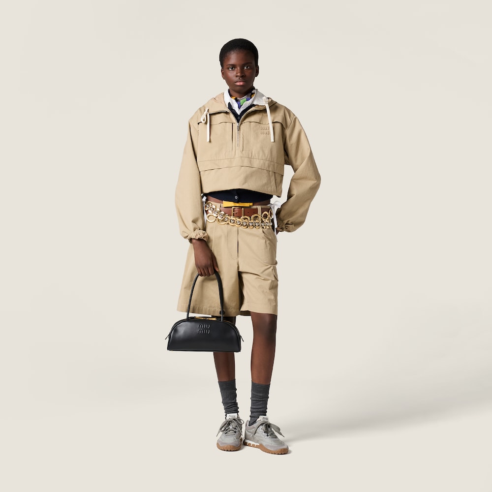 Miu Miu Beau leather bag Black