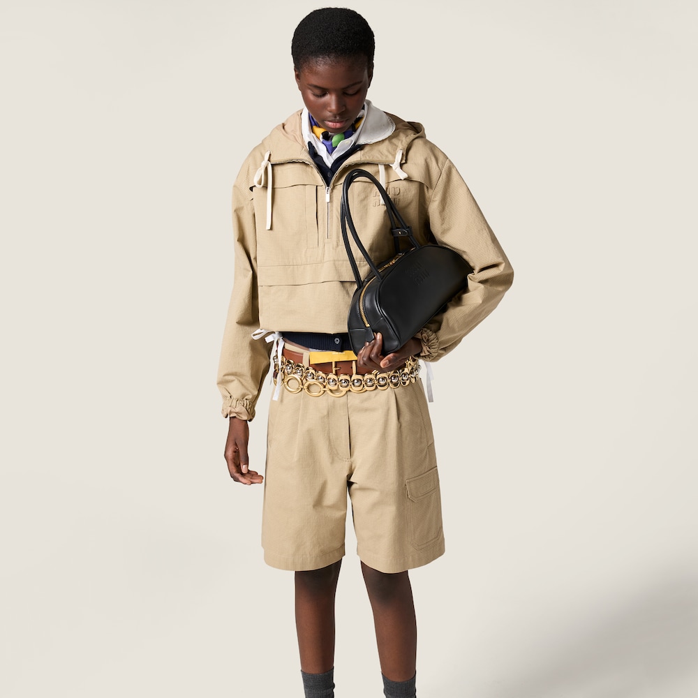 Miu Miu Beau leather bag Black