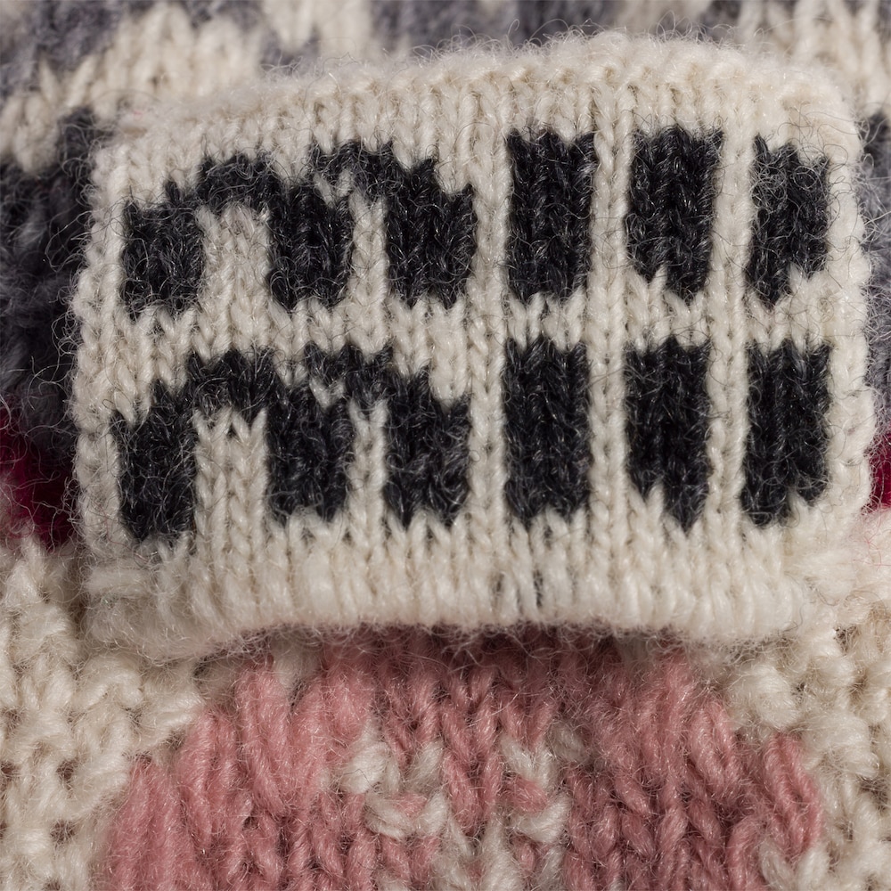 Miu Miu Wool and cashmere trick - Talc/Pink